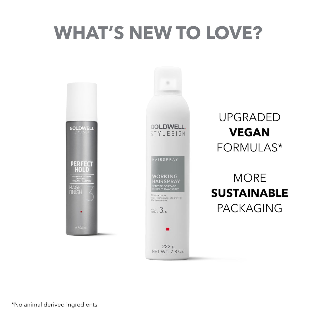 Goldwell product beside marine bamboo emphasizing natural extract benefit