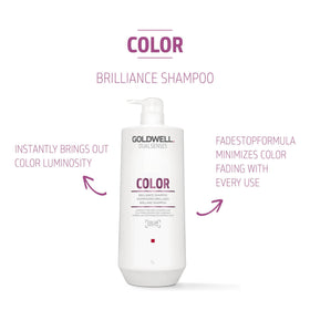 Goldwell shampoo lather close-up showing gentle cleansing and shine