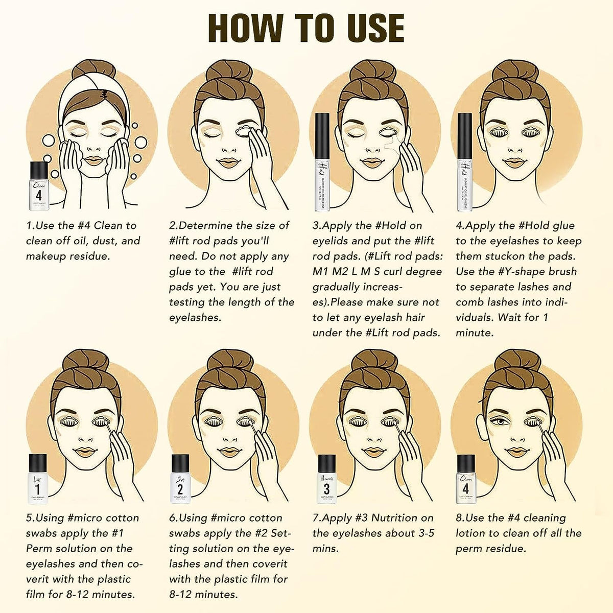 GOLLEE lifestyle shot of user applying kit at home for salon-like convenience