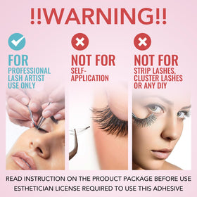 GOLLEEPRO jelly-pink glue texture drops for visible placement control benefit