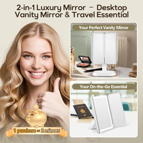 GOMIPURU detachable portable panel removed for travel convenience and quick touch-ups