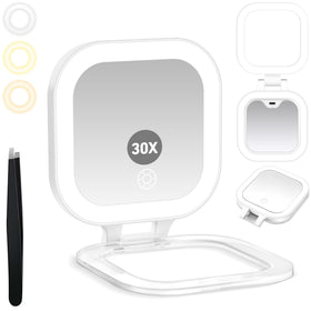GOMIPURU front closed compact mirror showing slim travel-friendly design