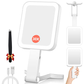 GOMIPURU front folded travel mirror, portable and protective