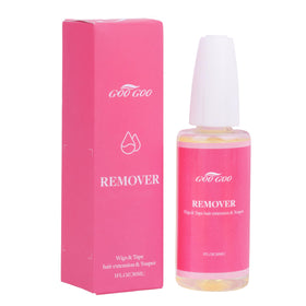 GOO GOO front packaging showing 30ml bottle and cap, clear benefit: compact portability
