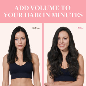 GOO GOO in use styled in waves and ponytail for easy styling