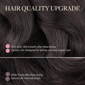 GOO GOO 18 inch side view showing added length for natural enhancement