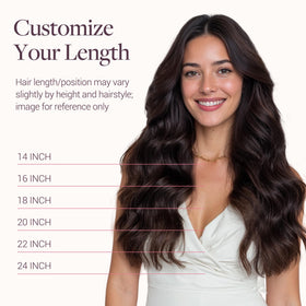 GOO GOO styled soft waves on model showing heat-safe styling versatility