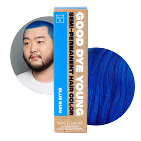 Good Dye Young front tube showing Blue Ruin label and bold color