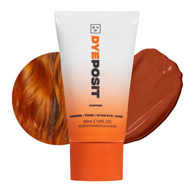 Good Dye Young being applied to damp hair for easy at-home toning