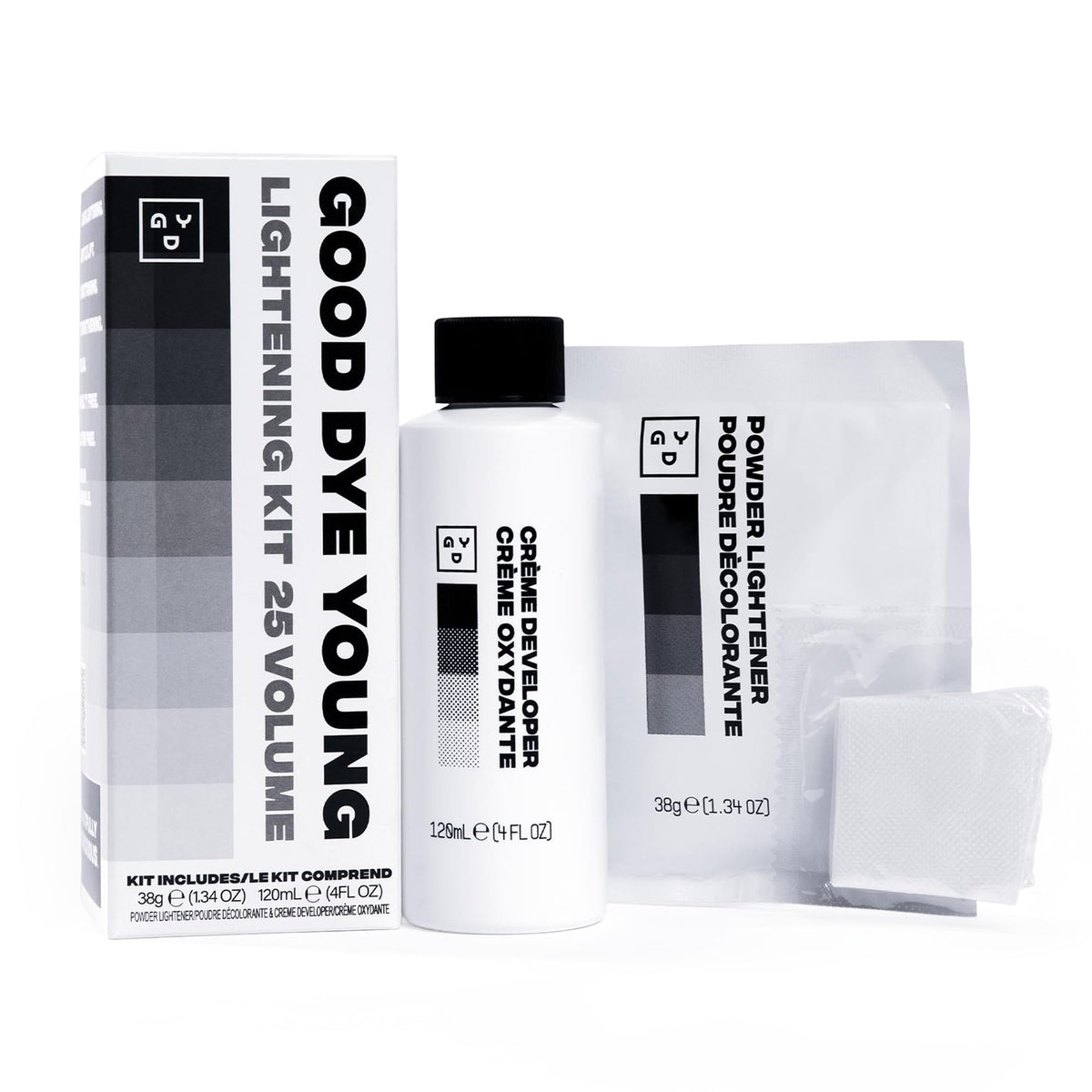 Good Dye Young front packaging showing full kit and benefits