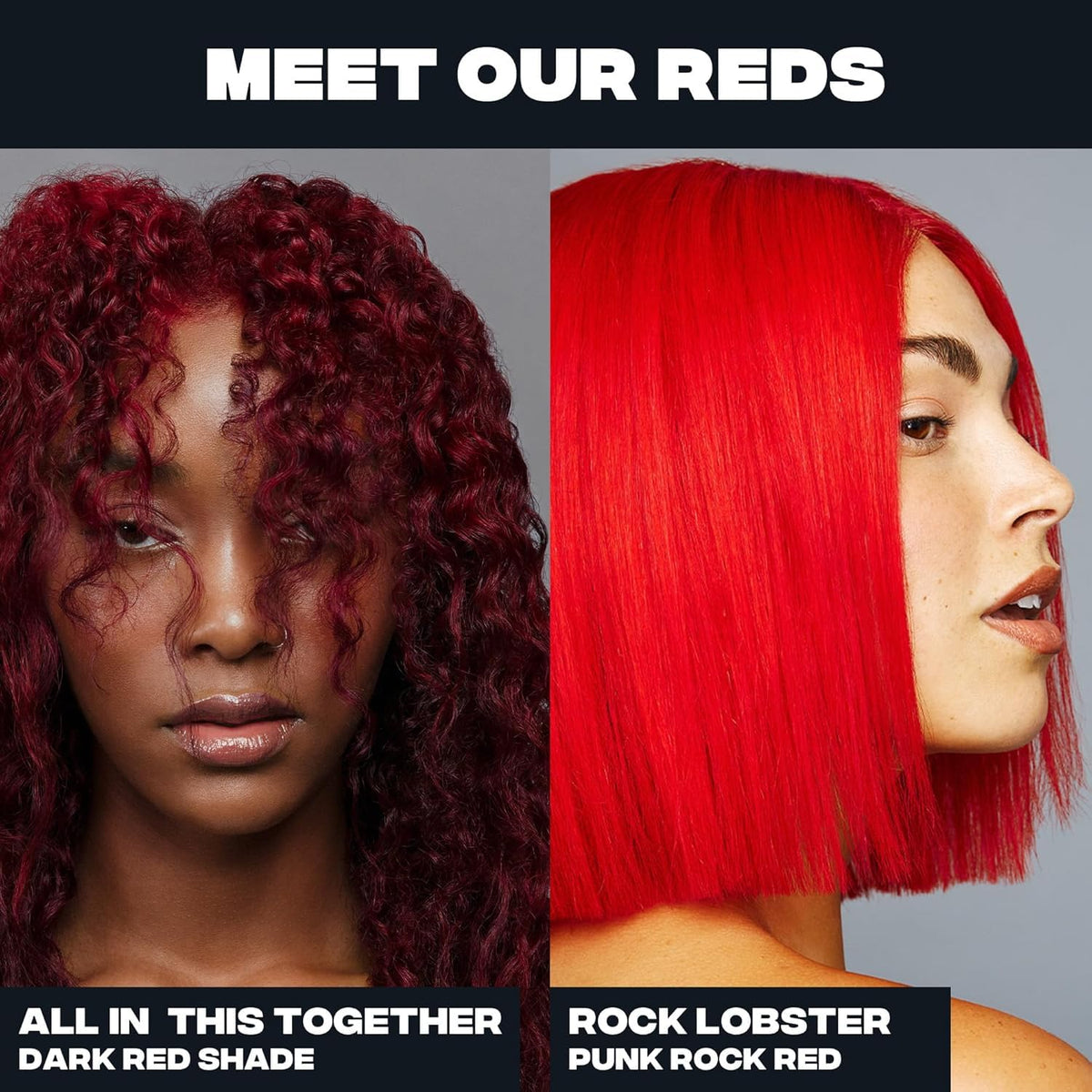 Good Dye Young lifestyle model with vivid red hair, showcasing finished look