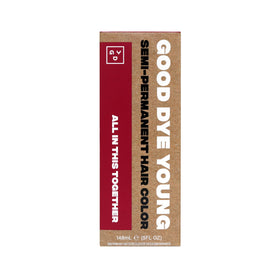 Good Dye Young front packaging showing vegan red hair color and benefits