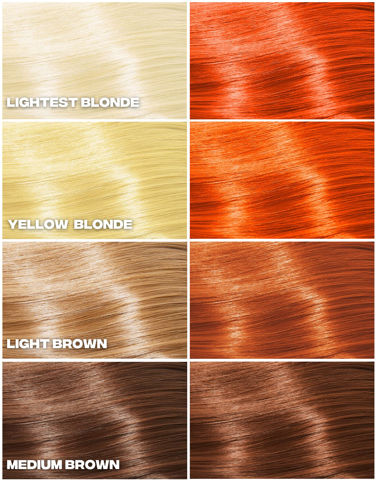 Good Dye Young Riot applied on model with vibrant orange hair showcasing true color payoff