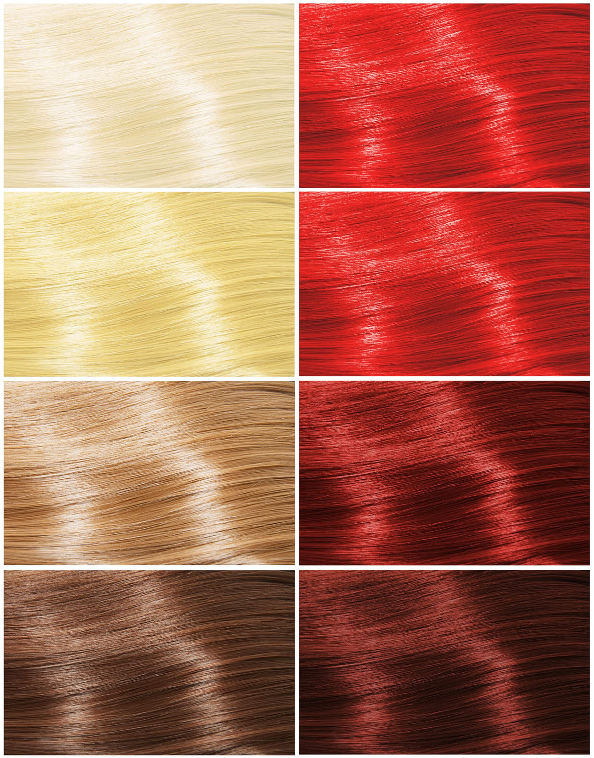 Good Dye Young applied on bleached hair strand showing intense Rock Lobster payoff