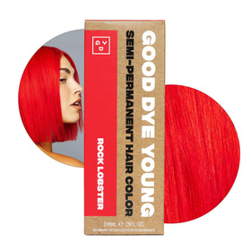 Good Dye Young front tube showing Rock Lobster color and packaging benefit