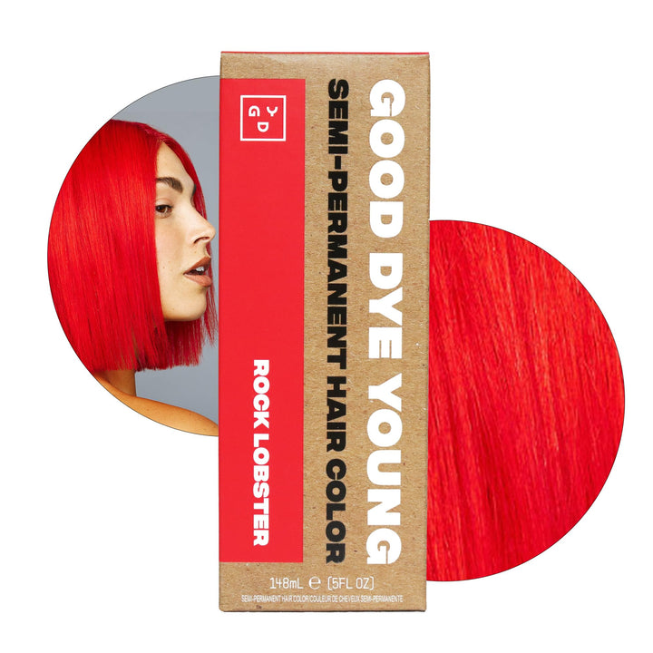 Good Dye Young front tube showing Rock Lobster color and packaging benefit