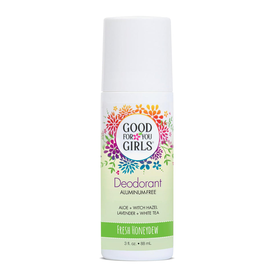 Good For You Girls front packaging showing Fresh Honeydew scent and gentle formula benefits