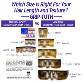 Good Hair Days pair of combs laid flat showing set of two for backup or paired use benefit