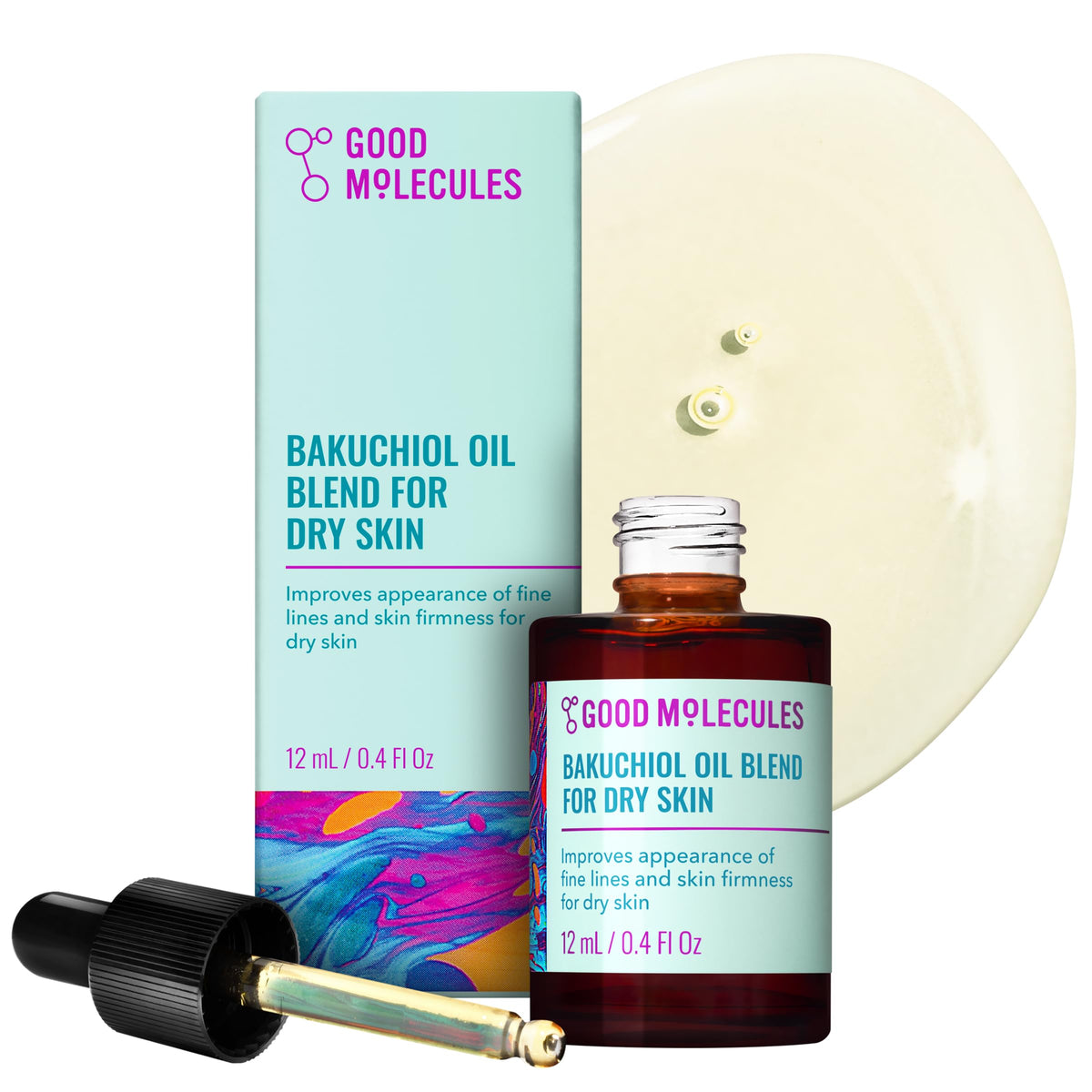 Good Molecules front packaging showing bottle and label with clear benefits