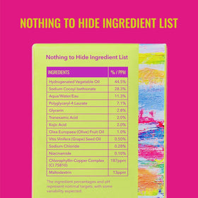 Good Molecules bar in a bathroom routine demonstrating everyday use