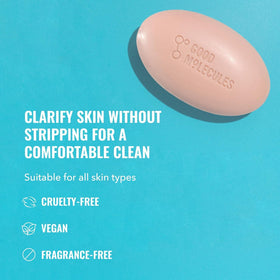 Good Molecules creamy lather close-up demonstrating gentle texture