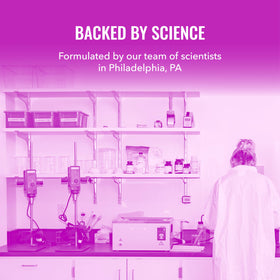 Good Molecules on bathroom shelf staged in routine, convenient daily use shown