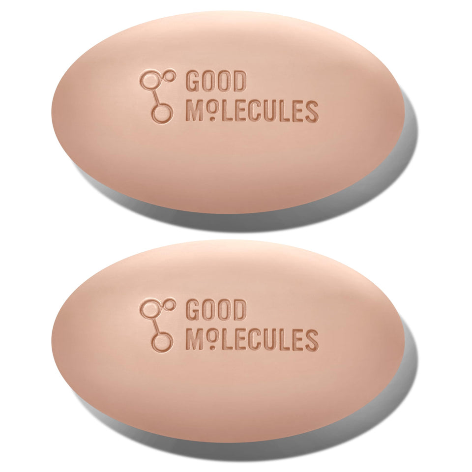 Good Molecules front packaging showing dual bars and product benefits