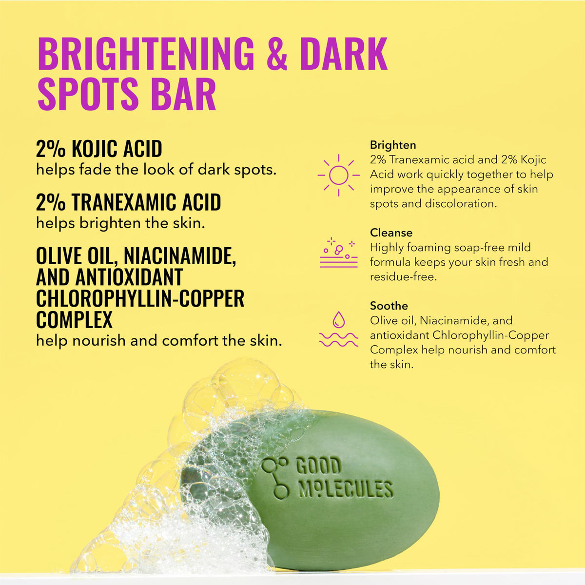 Good Molecules discoloration serum dropper showing lightweight texture