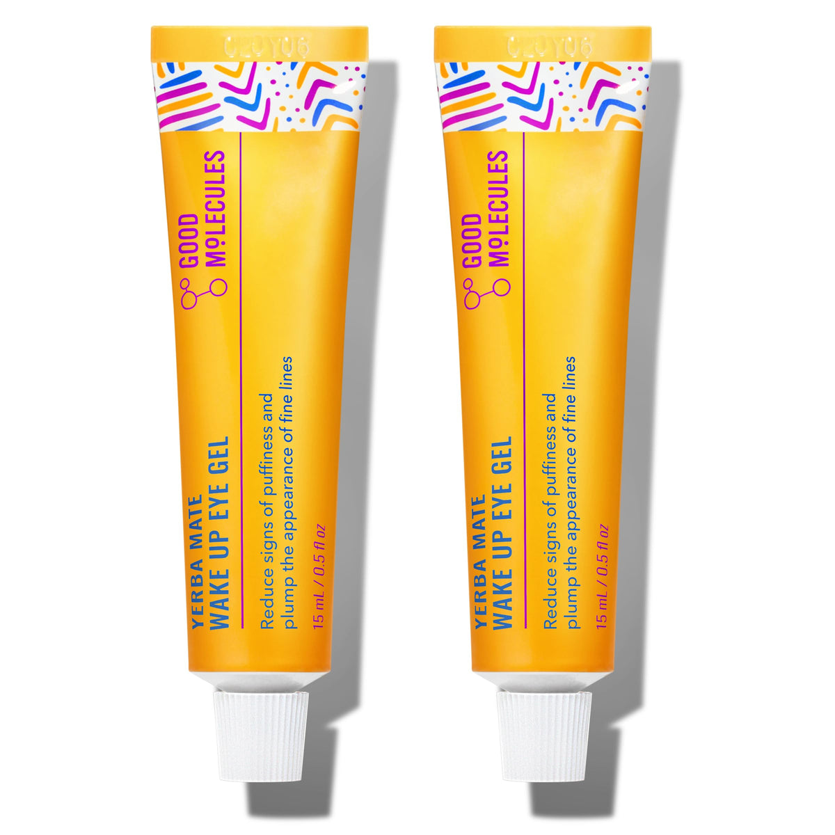 Good Molecules front packaging showing two 15ml tubes and clear benefits