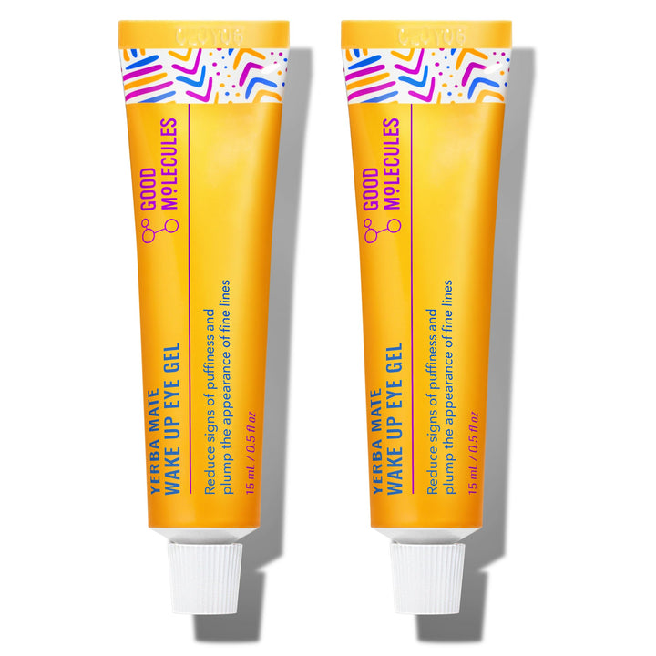 Good Molecules front packaging showing two 15ml tubes and clear benefits