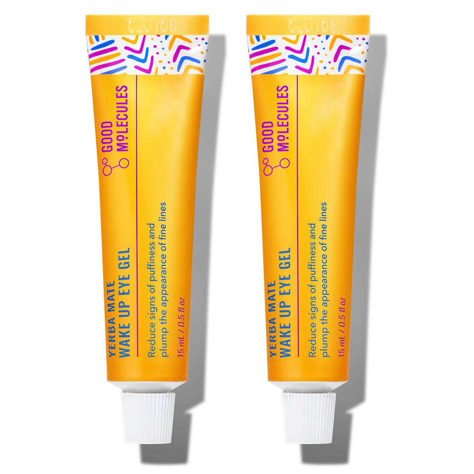 Good Molecules front packaging showing two 15ml tubes and clear benefits