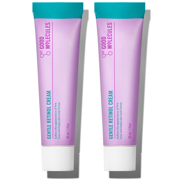 Good Molecules front packaging showing two tubes and product name for easy identification