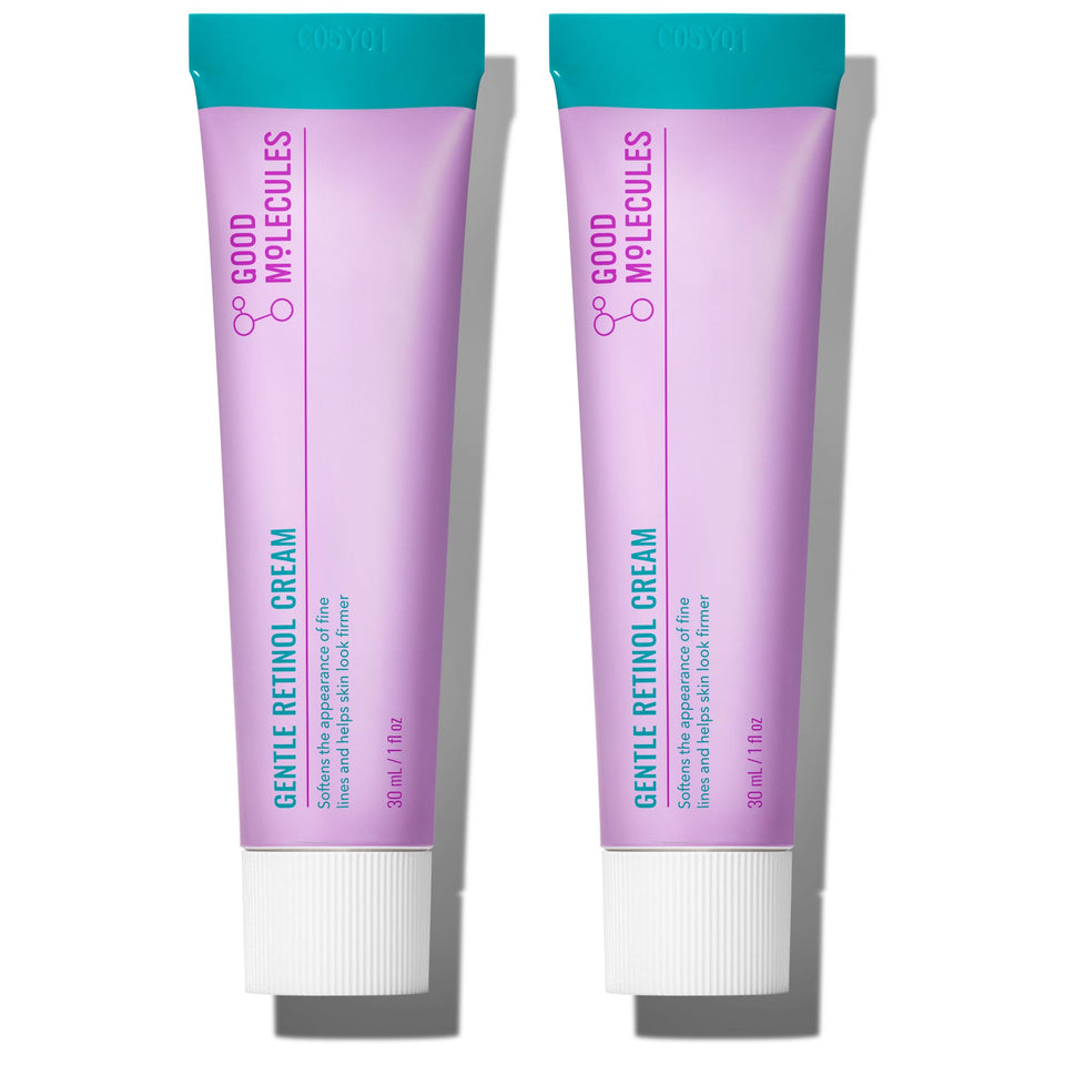 Good Molecules front packaging showing two tubes and product name for easy identification