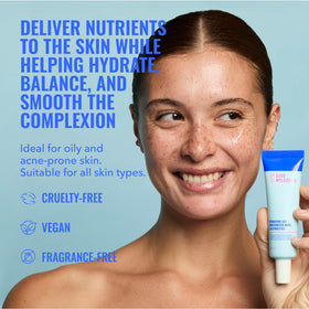 Good Molecules gel texture close-up highlighting lightweight hydration