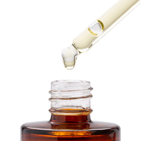 Good Molecules bottle in hand for size comparison, shows travel-friendly compact convenience