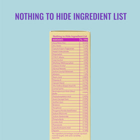 Good Molecules ingredient label close-up highlighting zinc oxide