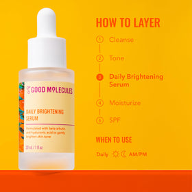Good Molecules label close-up emphasizes key ingredients and transparency benefit