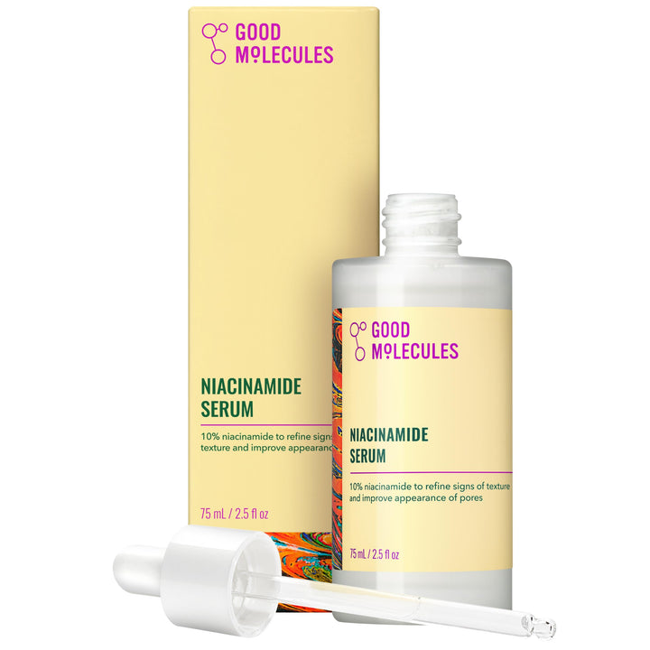 Good Molecules front packaging showing bottle and label for clear product identification and trust