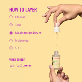 Good Molecules bottle placed on bathroom counter in real routine offering relatable usage context