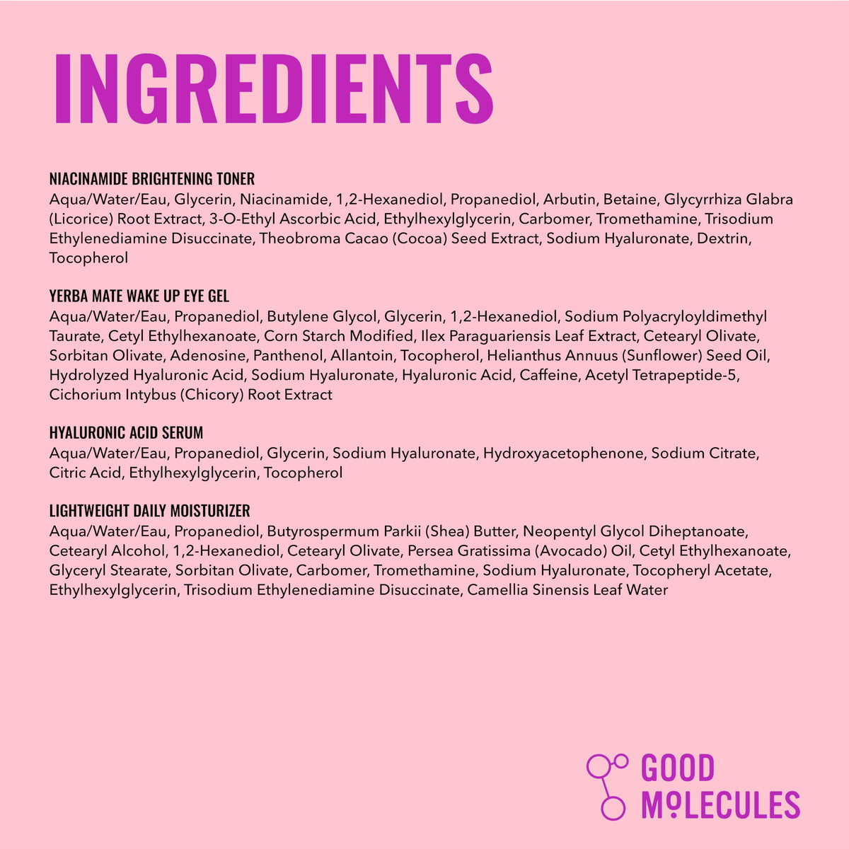 Good Molecules silicone-free priming moisturizer swatch showing smooth finish