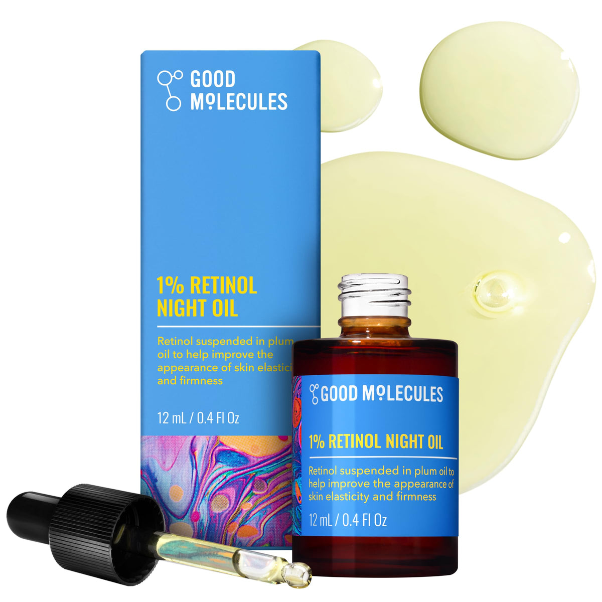 Good Molecules front bottle showing label and sleek packaging benefit: easy identification
