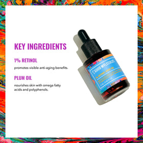 Good Molecules drops of oil on hand highlighting lightweight texture benefit