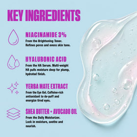 Good Molecules hyaluronic serum droplet on fingertip showing moisture boost