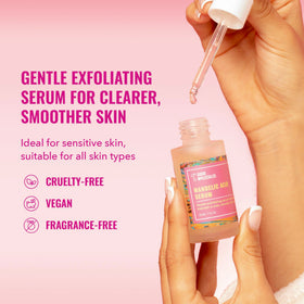 Good Molecules serum dropper releasing clear texture, shows hydrating, lightweight consistency
