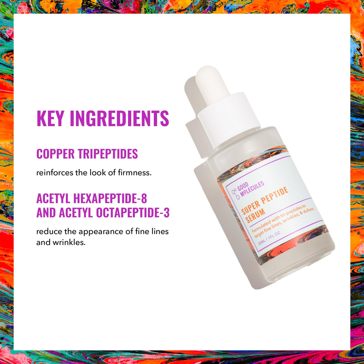 Good Molecules serum texture on skin highlighting lightweight absorption and hydration