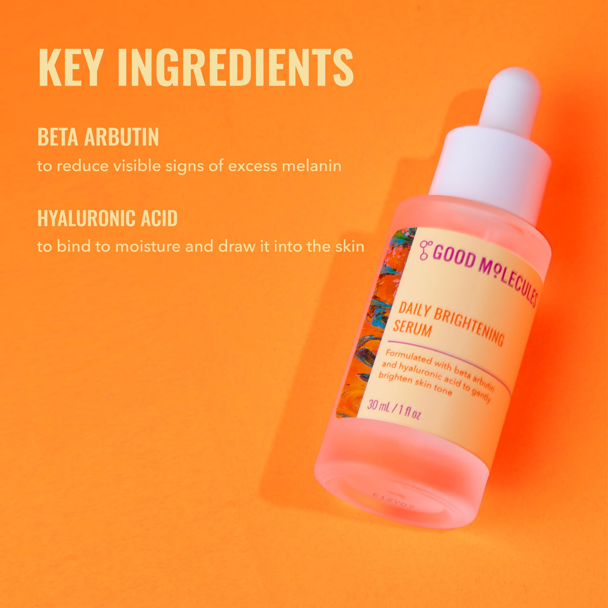 Good Molecules serum texture close-up displays lightweight gel hydration benefit