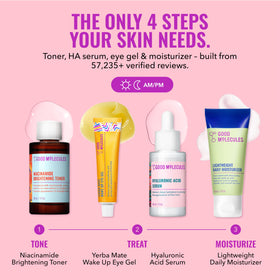 Good Molecules niacinamide toner close-up texture highlighting lightweight hydration