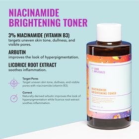 Good Molecules toner pouring to show lightweight texture and quick absorption benefit