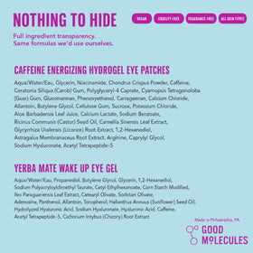 Good Molecules kit tucked inside a toiletry bag to show TSA-friendly travel benefit