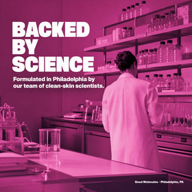Good Molecules discovery set flatlay with minis showing travel convenience and routine flexibility